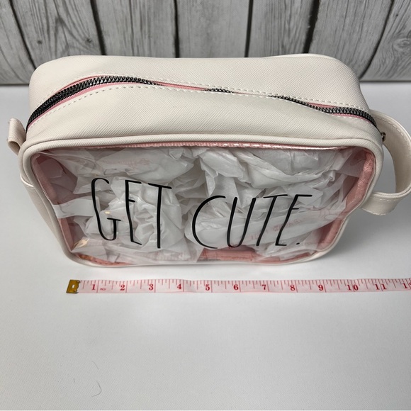 Rae Dunn Cosmetic Bag “GET CUTE.” NWT - Picture 9 of 10